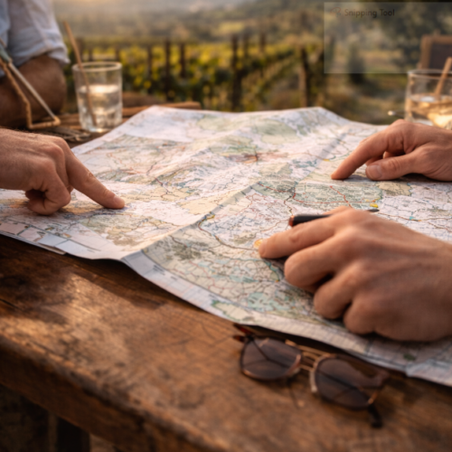 Tour-leader service with support for driving your rental car